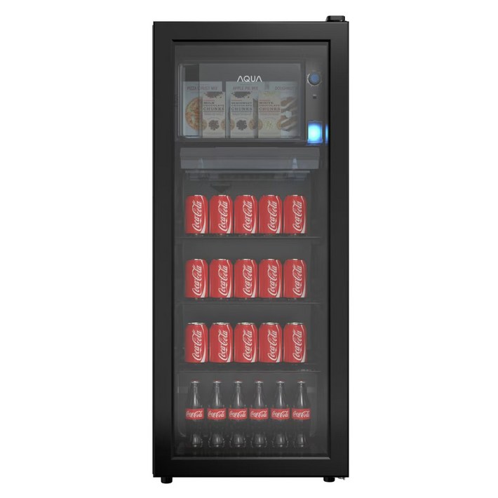 하이얼 아쿠아 듀얼쇼케이스 냉동실 냉장고 177L 방문설치, HUF65PDW