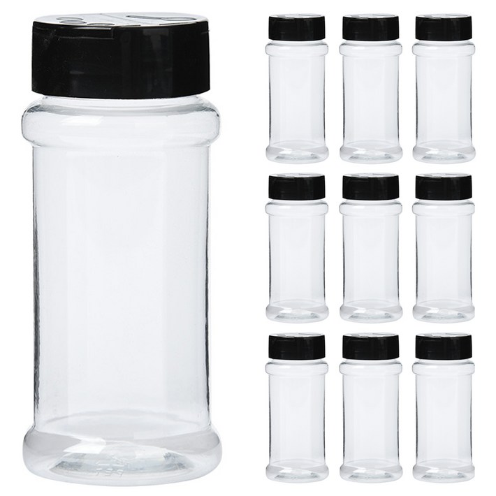 인블룸 투카인즈 페트 양념통 블랙, 100ml, 10개