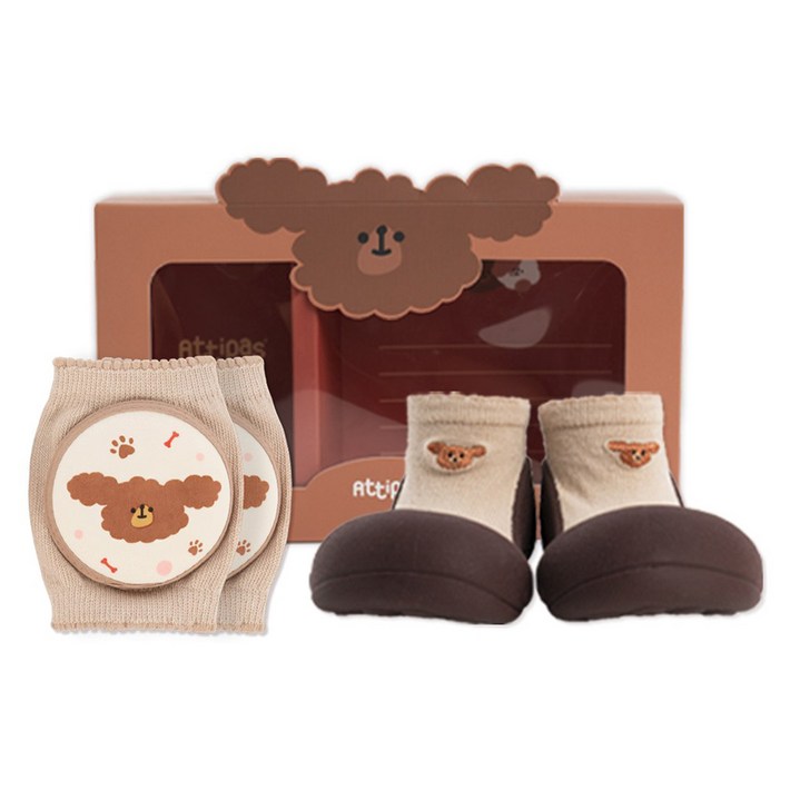 아띠빠스 유아용 걸음마 신발  무릎 보호대 선물세트