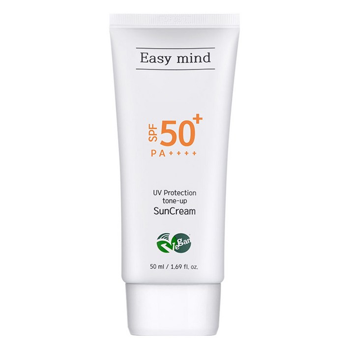 이지마인드 자작나무 무기자차 톤업 비건 선크림 SPF50 PA, 1개, 50ml