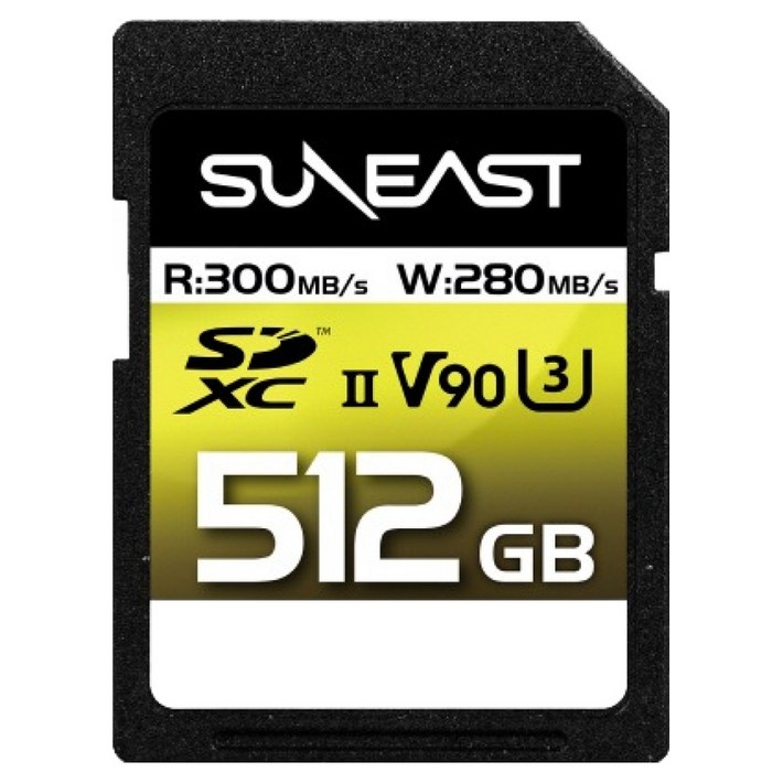 선이스트 얼티메이트 프로 300MBs 2000 배속 메모리카드 SD V90 UHSII, 512GB, 1개