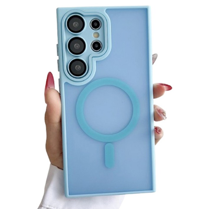 케이스틱 변색없는 무광 테두리 맥세이프 휴대폰 케이스