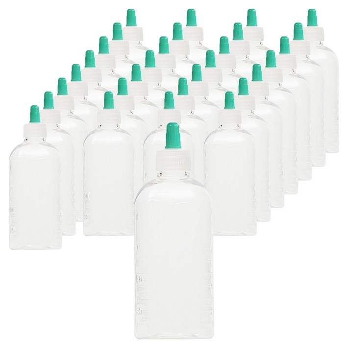 신도공업 PET 딱딱이 긴마개 일회용 물약병 100ml