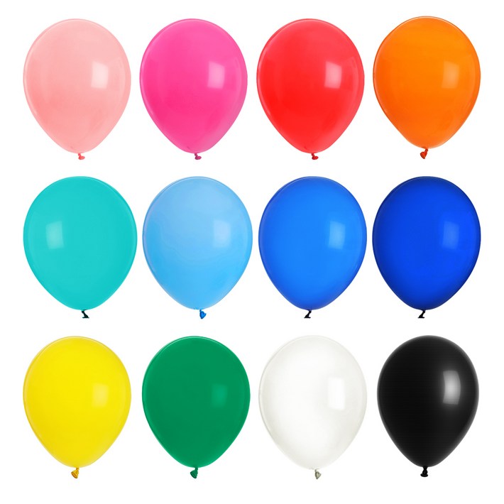 탐사 베이직 컬러 라운드 풍선 30cm