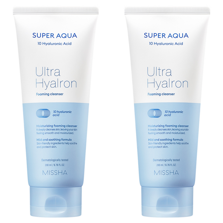 2입기획 미샤 수퍼 아쿠아 울트라 히알론 클렌징 폼