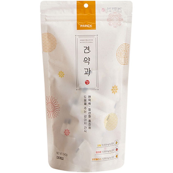 피피픽 강아지 견약과 면역력 영양 간식, 강황, 240g, 1개