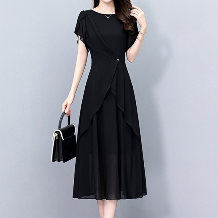 포플러앤씨 세런트 쉬폰 원피스 P24SMOPS041502 빅사이즈 포함