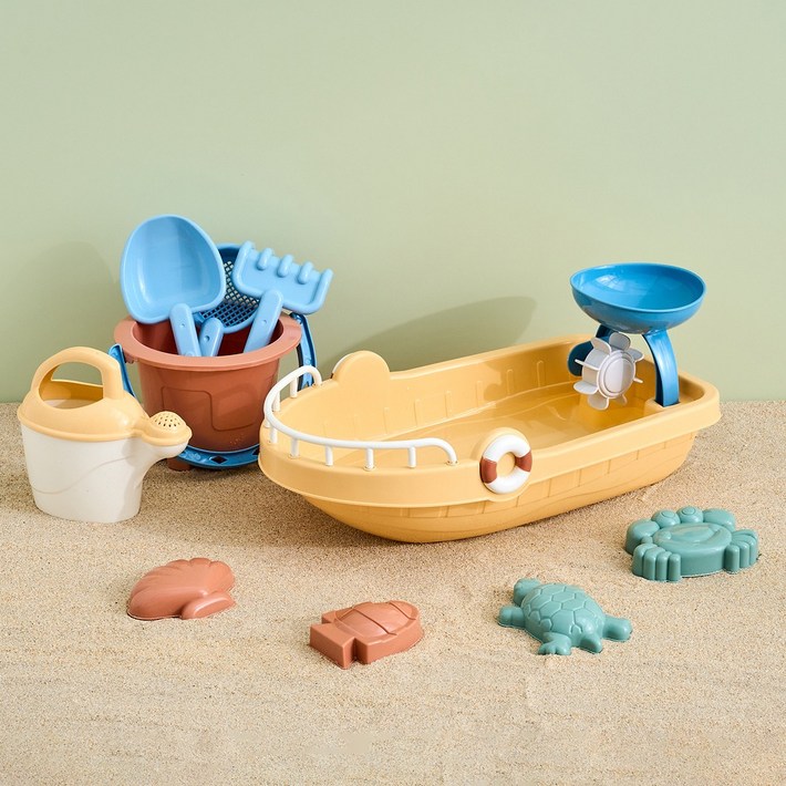 모던하우스 샌드토이 돛단배 모래놀이 11p 세트 700g