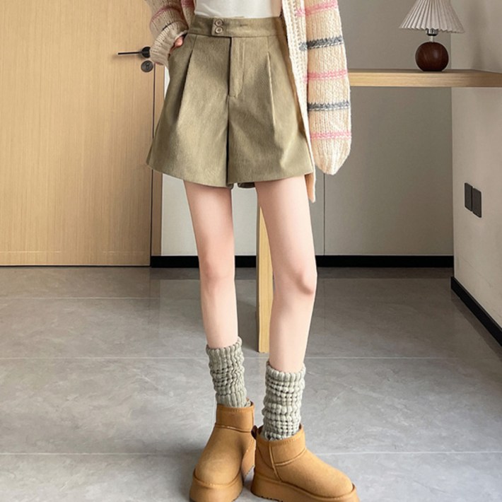 어썸풀 여성용 케이닉스 코듀로이 숏팬츠 A25WP100209