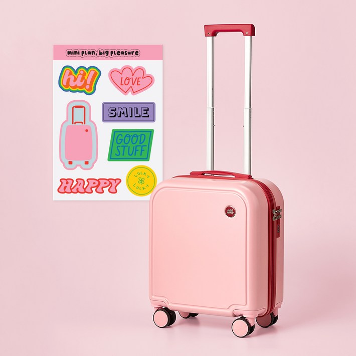 모던하우스 ON minianimi 캐롯 기내용 캐리어  스티커 세트 18인치