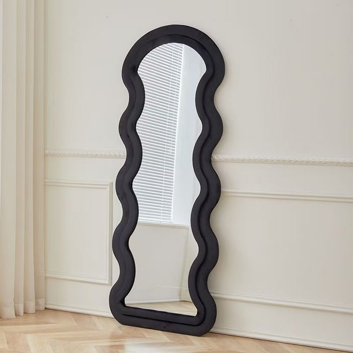 인테리어 스탠드거울 현관 물결 웨이브 와이드 전신거울 대형