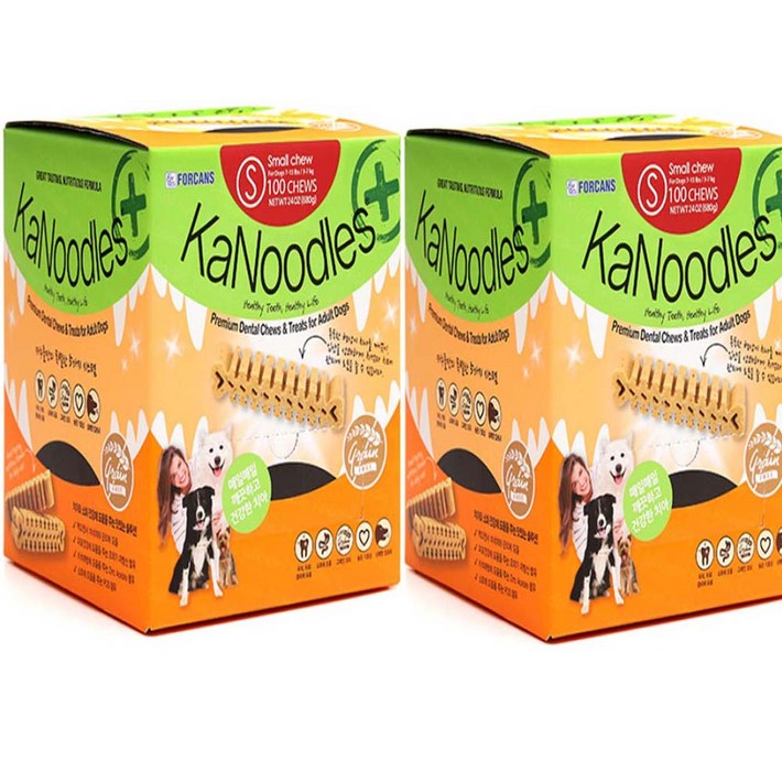 포켄스 카누들 껌 필로팩 S 100개입 2박스