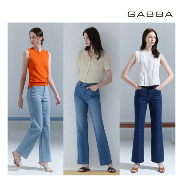 [가바] 25SS 썸머 씬 와이드핏 여성 데님 3종