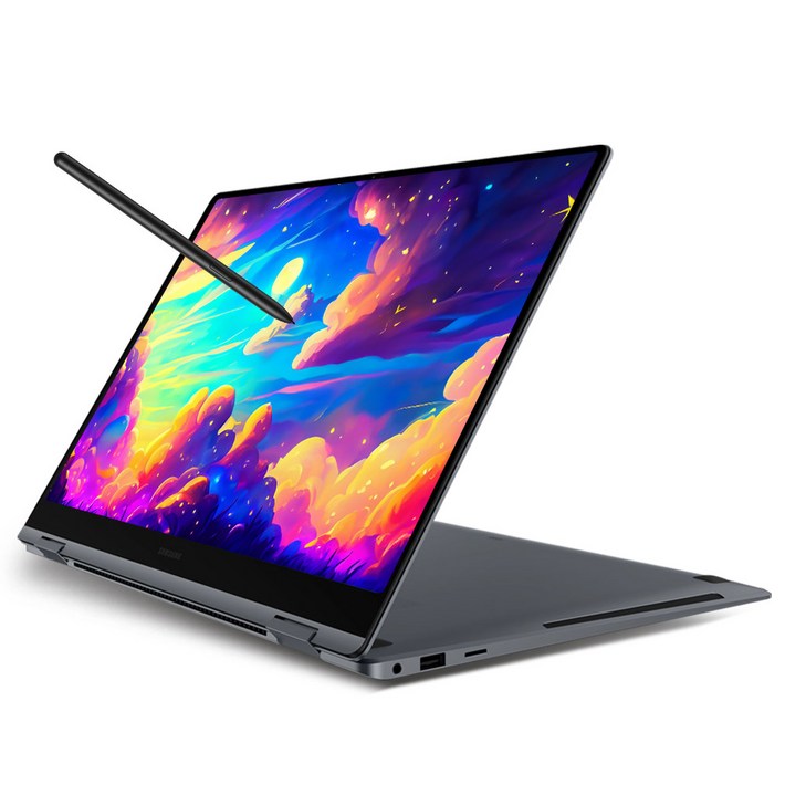 삼성전자 갤럭시북4 프로 360 NT960QGKKH51G 16인치 인텔 코어 울트라5 터치 디스플레이 WQXGA 태블릿 2in1 S펜 사무용 업무용 AI OLED 노트북