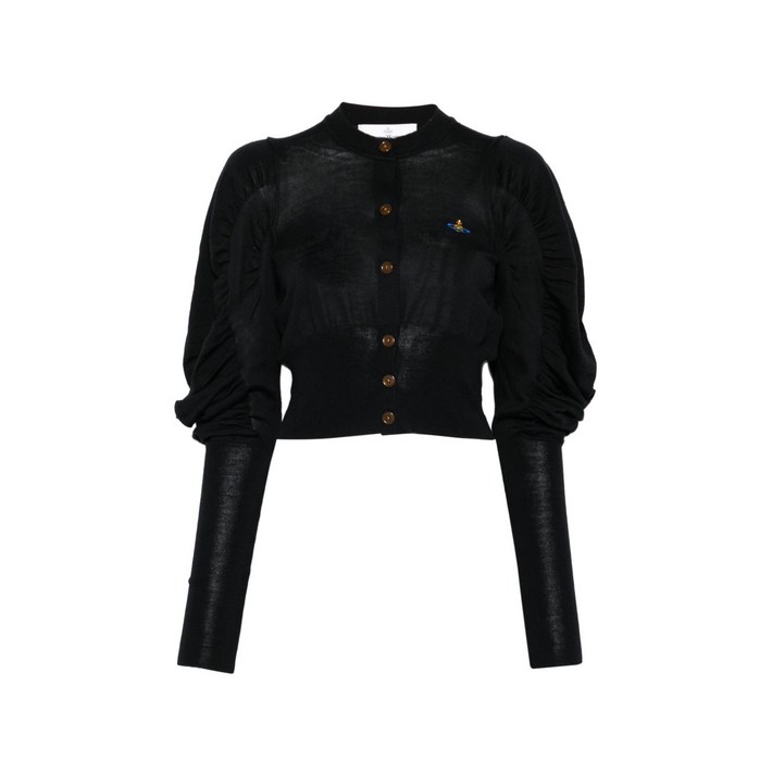 비비안웨스트우드 엘리 버튼 구체 가디건