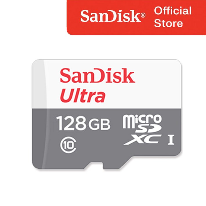 샌디스크코리아 공식인증정품 마이크로 SD카드 SDXC ULTRA 울트라 QUNR 128GB
