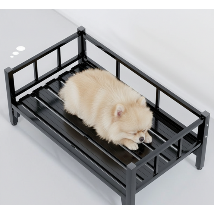 제니핑 애견 침대 철제 프레임 대형견 평상 애완견 실내 야외 여름 당일출고