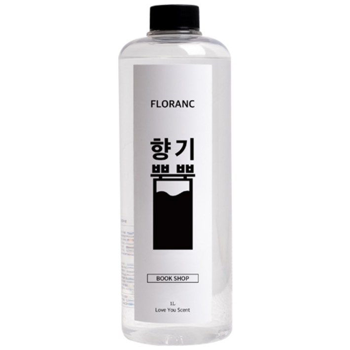 플로랑 대용량 실내방향제 디퓨저 리필액 향기뿜뿜 1L 7종, 07북샵 리필액 1000ml, 1개