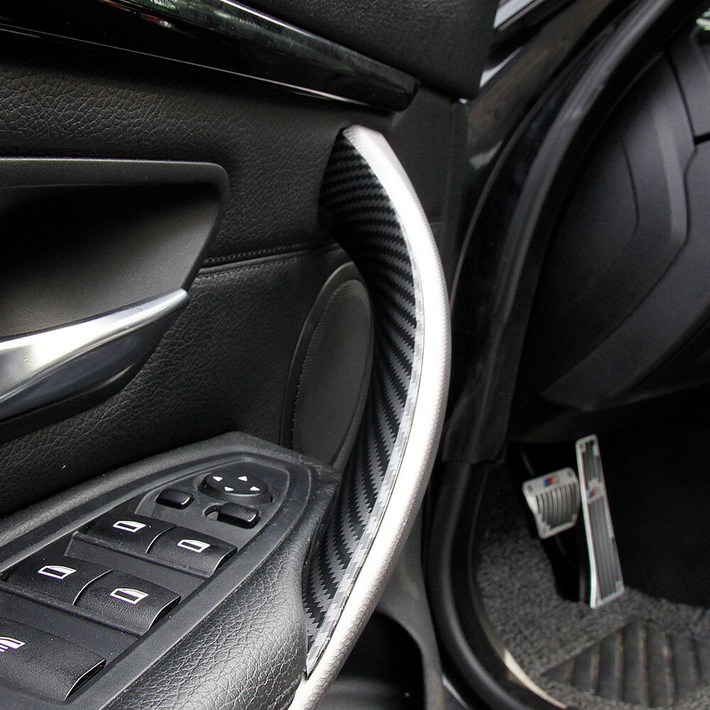 두두카 BMW 차량용품 3시리즈 F30 내측 도어손잡이 카본 부착형 몰딩 320d 320i 330i 호환