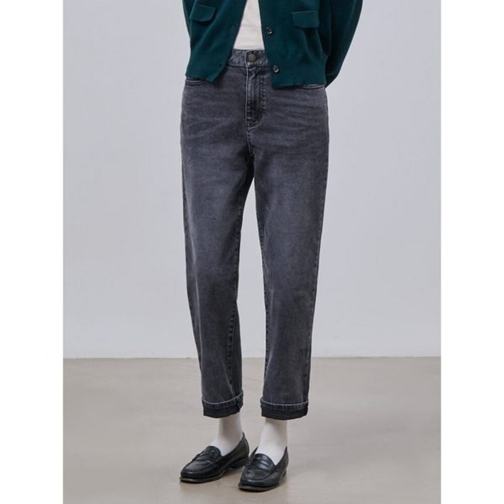 빈폴레이디스 Essential 배기핏 데님 팬츠 애쉬 BF4821E064 745438