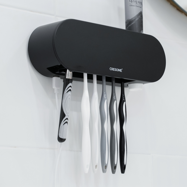 크리썸 가정용 유선 UVC 소독기 칫솔살균기