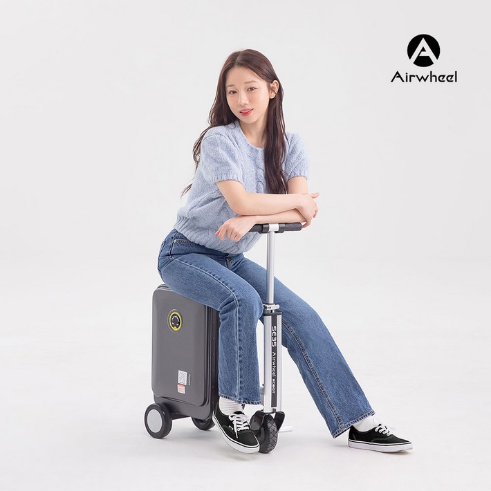 에어휠 국내공식수입원 전동캐리어 국내AS 워런티카드 SE3SL 블랙,핑크,실버