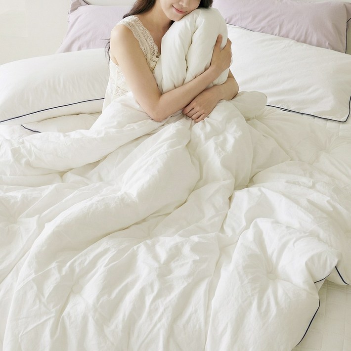 엘피다 알러지케어 고밀도 60수 순면 사계절 호텔이불