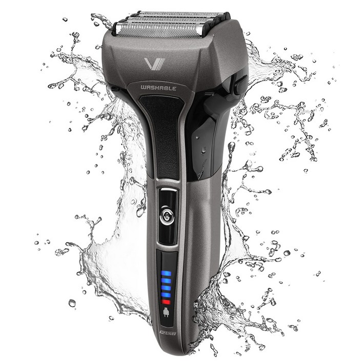 이즈미 5중날 전기면도기 아이언쉐이버 IKS6150, 메탈그레이블랙