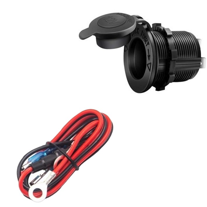 파워뱅크용 방수방진 시거소켓 시거잭 12V, 1개, 1구
