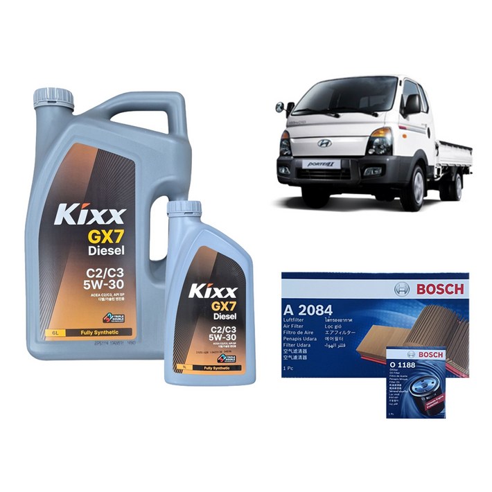 포터2 디젤 킥스 합성엔진오일 세트