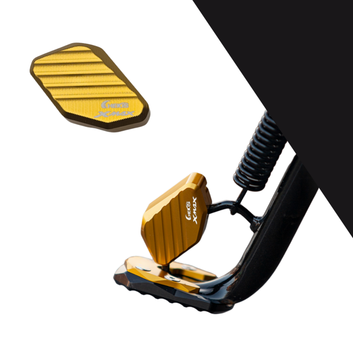 CHEKIS XMAX 날개형스탠드클립 보조스탠드커버 고급형모델, 1개, 골드 CHEKIS XMAX 날개형스탠드클립 보조스탠드커버 고급형모델, 1개, 골드