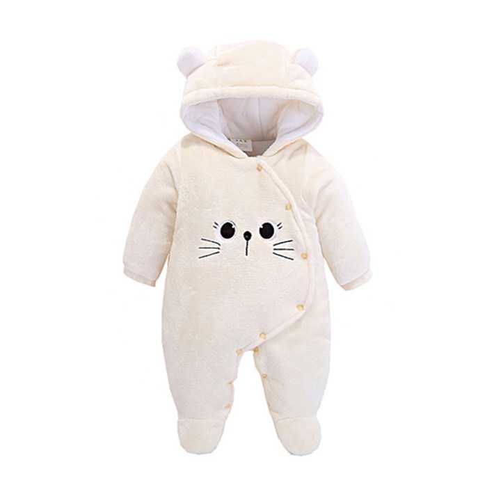 맘스케어 귀돌이 뽀글 방한우주복