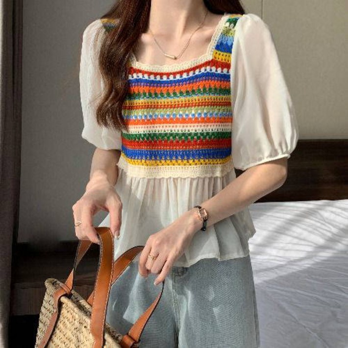 보헤미안 스타일 블라우스 신상 편안한 세련된 패션 눈에띄는