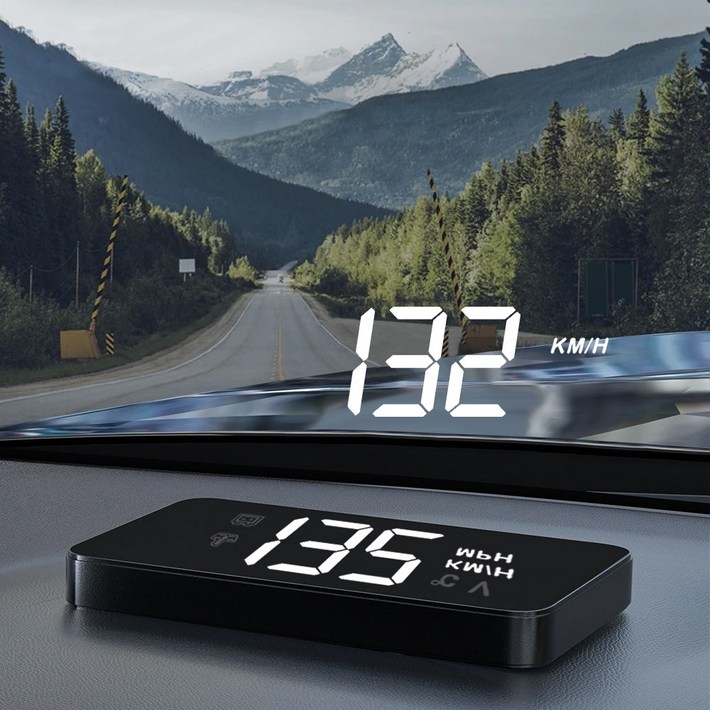 아이카 차량용 헤드업 디스플레이 OBD타입 icarhud100