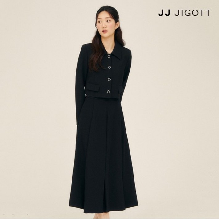 JJ지고트 플랩 디테일 크롭 재킷 GP3P0JK331 JJ지고트 플랩 디테일 크롭 재킷 GP3P0JK331