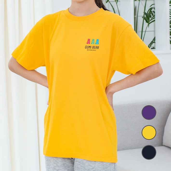 험블스튜디오 곰돌이 로고 반팔티
