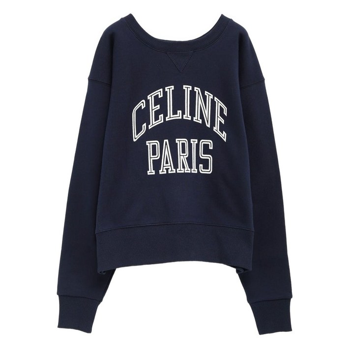 셀린느 로고 스웨트셔츠