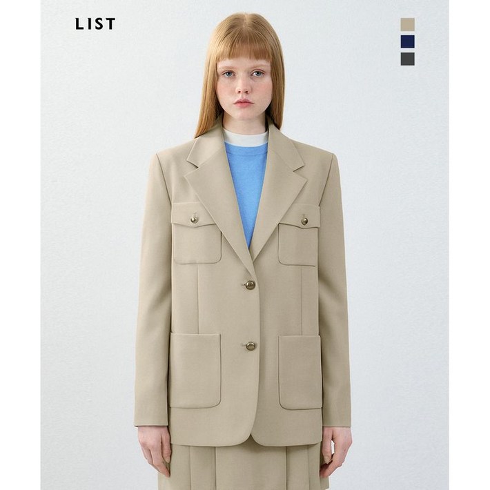 리스트 울포멀포켓쟈켓 TWWJKO50740 2004810