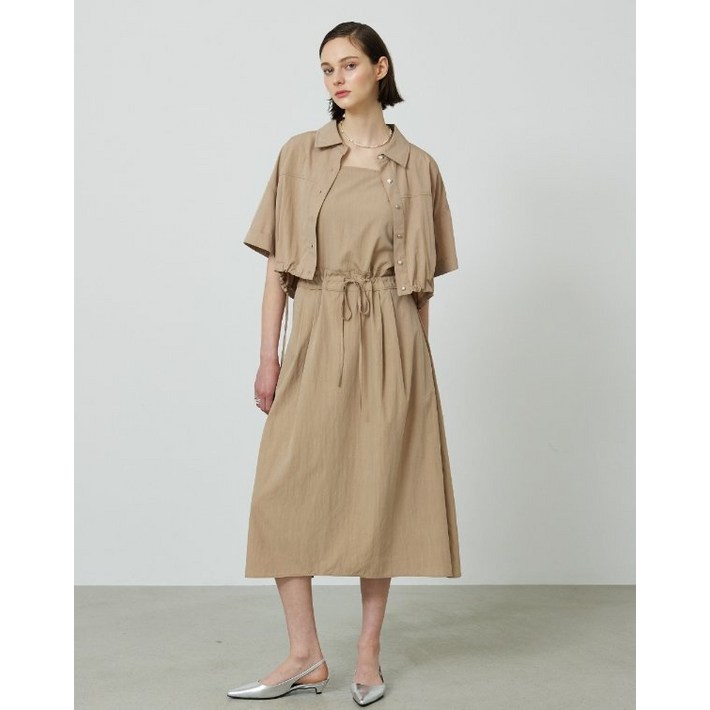 코데즈컴바인 셔츠밑단변형 원피스 셋업 CJBOP508W4