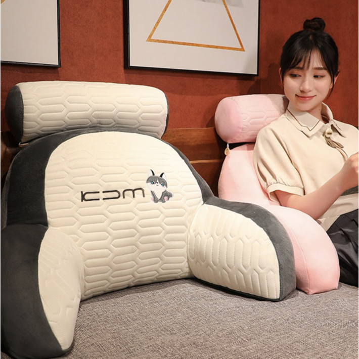 한전특가오늘마감KDM 등받이쿠션 침대헤드쿠션 사무실 의자 쇼파헤드쿠션 허리 경추 등받이 쿠션