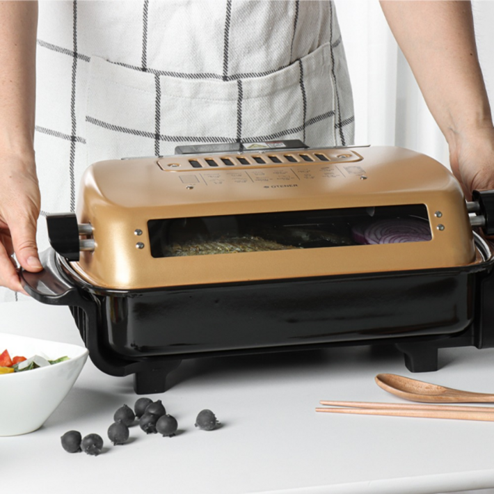 대원 x 오테너 국산 전기 양면그릴팬 생선구이기, OTNFG05