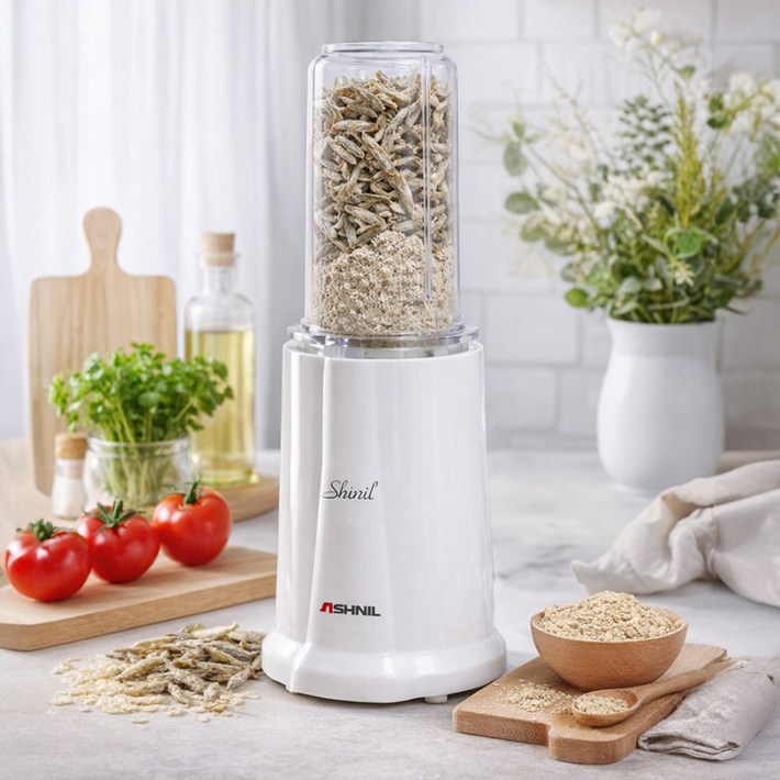 신일믹서기 과일 주스 선식 이유식 미니 소형 가정용 핸디형 다용도 믹서기