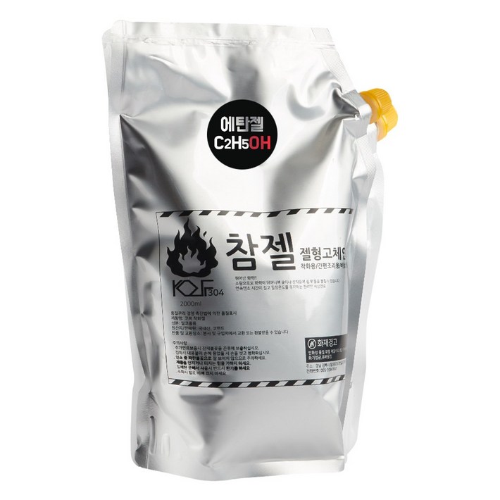 코프304 에탄젤2000ml 액체연료 캠핑용품 젤연료 에탄올 착화제, 1개