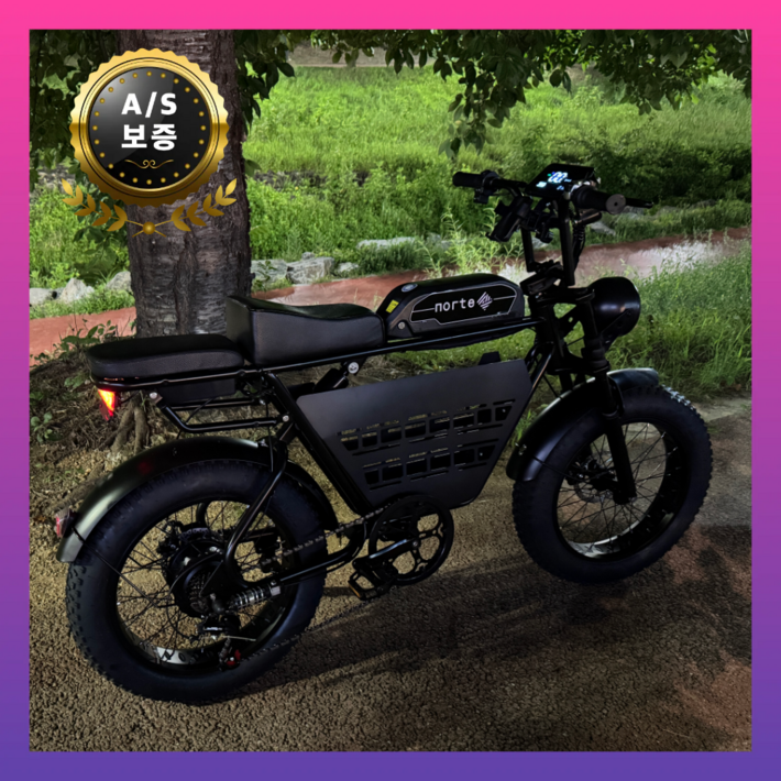 노르테 전기 자전거 자토바이 전동 스쿠터 팻바이크 MTB 배달용 출퇴근용