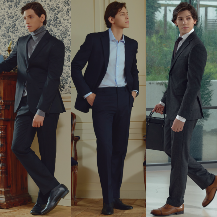 워모 워모 24FW 프리미엄 스트레치 수트 4종 SET