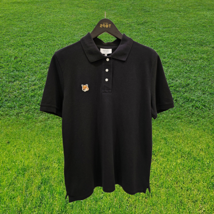 메종키츠네 반팔 티셔츠 남여공용  MK블랙LM00208KJ7002ajy