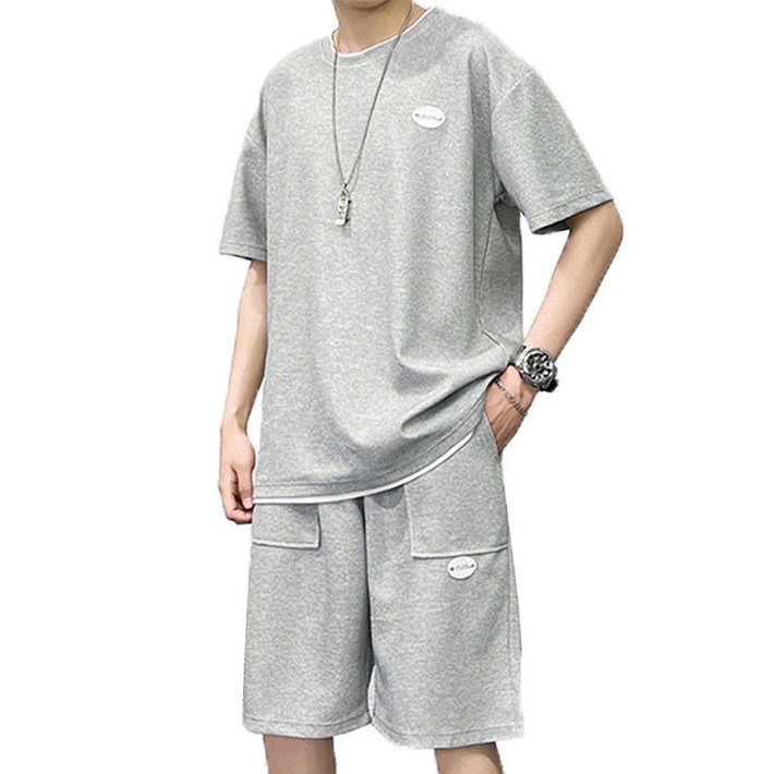 코디코치 5부 반팔티 반바지 트레이닝 운동복 상하세트