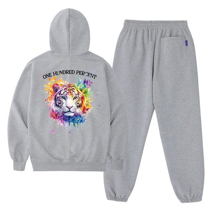 O.H.P원헌드레드퍼센트 작품을 입는다 오버핏 헤비 후드조거팬츠 셋업 BEST6