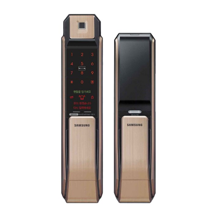 삼성SDS 스마트도어록 지문인식 푸시풀 SHPP71 현관문 번호키 도어락 설치