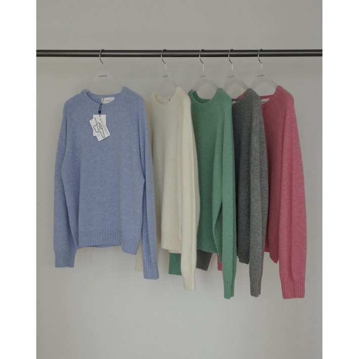 에이미그레이스 비비 알파카 홀가 니트